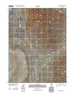 Dugout Spring Nevada Historical topographic map, 1:24000 scale, 7.5 X 7.5 Minute, Year 2012