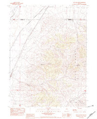 Dun Glen Peak Nevada Historical topographic map, 1:24000 scale, 7.5 X 7.5 Minute, Year 1982