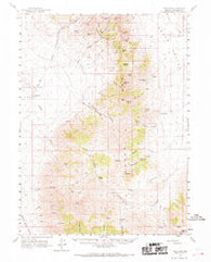 Dun Glen Nevada Historical topographic map, 1:62500 scale, 15 X 15 Minute, Year 1961