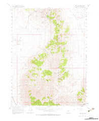 Dun Glen Nevada Historical topographic map, 1:62500 scale, 15 X 15 Minute, Year 1961