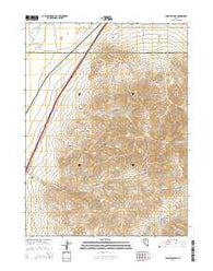 Dun Glen Peak Nevada Current topographic map, 1:24000 scale, 7.5 X 7.5 Minute, Year 2014