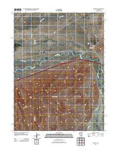 Dunphy Nevada Historical topographic map, 1:24000 scale, 7.5 X 7.5 Minute, Year 2012