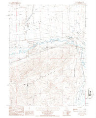 Dunphy Nevada Historical topographic map, 1:24000 scale, 7.5 X 7.5 Minute, Year 1986