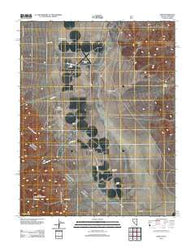 Dyer Nevada Historical topographic map, 1:24000 scale, 7.5 X 7.5 Minute, Year 2012