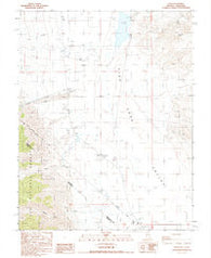 Dyer Nevada Historical topographic map, 1:24000 scale, 7.5 X 7.5 Minute, Year 1987
