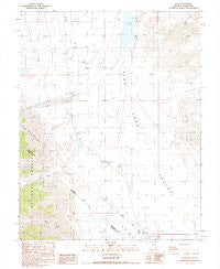 Dyer Nevada Historical topographic map, 1:24000 scale, 7.5 X 7.5 Minute, Year 1987