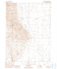 Dyke Canyon Nevada Historical topographic map, 1:24000 scale, 7.5 X 7.5 Minute, Year 1990