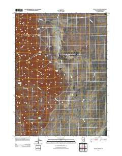 Dyke Canyon Nevada Historical topographic map, 1:24000 scale, 7.5 X 7.5 Minute, Year 2011