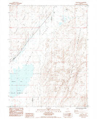 Eagle Rock Nevada Historical topographic map, 1:24000 scale, 7.5 X 7.5 Minute, Year 1985