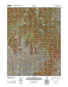Eagle Pass Nevada Historical topographic map, 1:24000 scale, 7.5 X 7.5 Minute, Year 2012