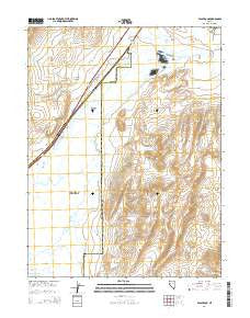 Eagle Rock Nevada Current topographic map, 1:24000 scale, 7.5 X 7.5 Minute, Year 2014