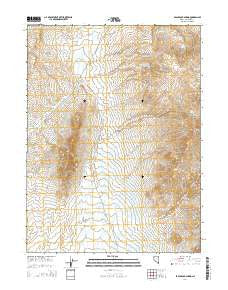 Eagle Rock Spring Nevada Current topographic map, 1:24000 scale, 7.5 X 7.5 Minute, Year 2014