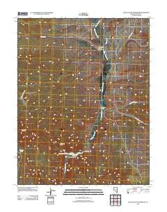 Eagle Valley Reservoir Nevada Historical topographic map, 1:24000 scale, 7.5 X 7.5 Minute, Year 2012