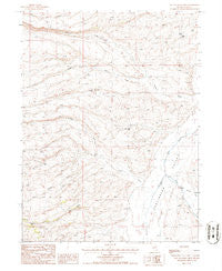 East of Bailey Mtn Nevada Historical topographic map, 1:24000 scale, 7.5 X 7.5 Minute, Year 1985