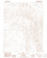 East of Beatty Mtn. Nevada Historical topographic map, 1:24000 scale, 7.5 X 7.5 Minute, Year 1987