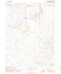 East of Jackpot Nevada Historical topographic map, 1:24000 scale, 7.5 X 7.5 Minute, Year 1989