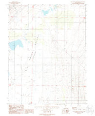 East of Millett Ranch Nevada Historical topographic map, 1:24000 scale, 7.5 X 7.5 Minute, Year 1988