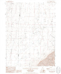 East of Tenabo Nevada Historical topographic map, 1:24000 scale, 7.5 X 7.5 Minute, Year 1985