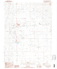 East of Tonopah Nevada Historical topographic map, 1:24000 scale, 7.5 X 7.5 Minute, Year 1987