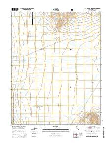 East of Davis Mountain Nevada Current topographic map, 1:24000 scale, 7.5 X 7.5 Minute, Year 2014
