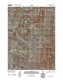 East of Jackpot Nevada Historical topographic map, 1:24000 scale, 7.5 X 7.5 Minute, Year 2012