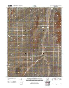 East of Snowball Ranch Nevada Historical topographic map, 1:24000 scale, 7.5 X 7.5 Minute, Year 2012