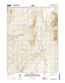 East of Snowball Ranch Nevada Current topographic map, 1:24000 scale, 7.5 X 7.5 Minute, Year 2015
