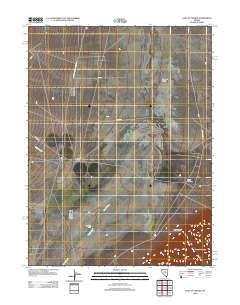 East of Tenabo Nevada Historical topographic map, 1:24000 scale, 7.5 X 7.5 Minute, Year 2012