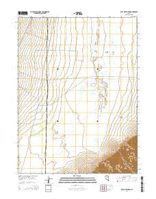 East of Tenabo Nevada Current topographic map, 1:24000 scale, 7.5 X 7.5 Minute, Year 2014