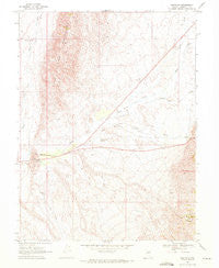 Eastgate Nevada Historical topographic map, 1:24000 scale, 7.5 X 7.5 Minute, Year 1969