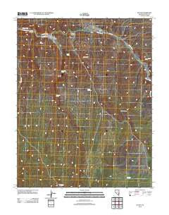 Eccles Nevada Historical topographic map, 1:24000 scale, 7.5 X 7.5 Minute, Year 2012