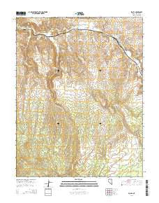 Eccles Nevada Current topographic map, 1:24000 scale, 7.5 X 7.5 Minute, Year 2014