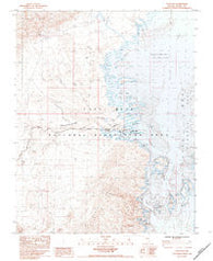 Echo Bay Nevada Historical topographic map, 1:24000 scale, 7.5 X 7.5 Minute, Year 1983
