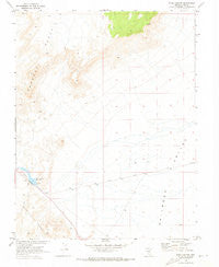 Echo Canyon Nevada Historical topographic map, 1:24000 scale, 7.5 X 7.5 Minute, Year 1968