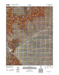 Echo Canyon Nevada Historical topographic map, 1:24000 scale, 7.5 X 7.5 Minute, Year 2012