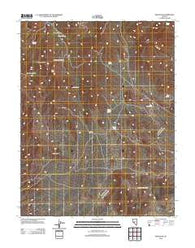 Eddyville Nevada Historical topographic map, 1:24000 scale, 7.5 X 7.5 Minute, Year 2012