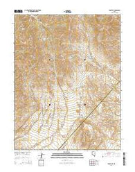 Eddyville Nevada Current topographic map, 1:24000 scale, 7.5 X 7.5 Minute, Year 2014
