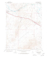 Edna Mountain Nevada Historical topographic map, 1:62500 scale, 15 X 15 Minute, Year 1965