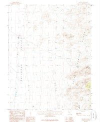 Eds Well Nevada Historical topographic map, 1:24000 scale, 7.5 X 7.5 Minute, Year 1985