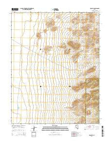 Eds Well Nevada Current topographic map, 1:24000 scale, 7.5 X 7.5 Minute, Year 2014