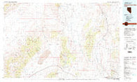 Edwards Creek Valley Nevada Historical topographic map, 1:100000 scale, 30 X 60 Minute, Year 1983