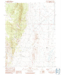 Eightmile Well Nevada Historical topographic map, 1:24000 scale, 7.5 X 7.5 Minute, Year 1990