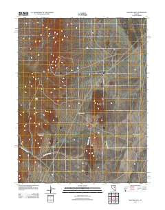 Eightmile Well Nevada Historical topographic map, 1:24000 scale, 7.5 X 7.5 Minute, Year 2012