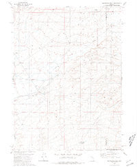 Elevenmile Well Nevada Historical topographic map, 1:24000 scale, 7.5 X 7.5 Minute, Year 1980