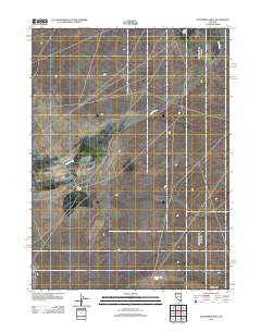 Elevenmile Well Nevada Historical topographic map, 1:24000 scale, 7.5 X 7.5 Minute, Year 2012