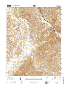 Elgin Nevada Current topographic map, 1:24000 scale, 7.5 X 7.5 Minute, Year 2014