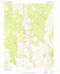 Elgin NE Nevada Historical topographic map, 1:24000 scale, 7.5 X 7.5 Minute, Year 1969