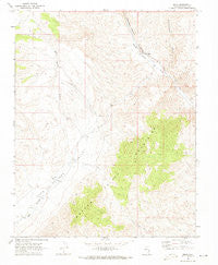 Elgin Nevada Historical topographic map, 1:24000 scale, 7.5 X 7.5 Minute, Year 1969