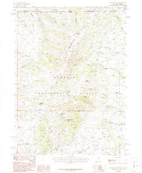 Elk Mountain Nevada Historical topographic map, 1:24000 scale, 7.5 X 7.5 Minute, Year 1986