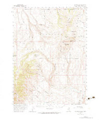 Elk Mountain Nevada Historical topographic map, 1:62500 scale, 15 X 15 Minute, Year 1957